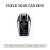 Leather Car Display LED Key Case Fob Cover Shell For BMW 3 5 7 Series G11 G12 G30 G31 G32 G05 G07 X3 X4 X5 X6 X7 I8 Sticker