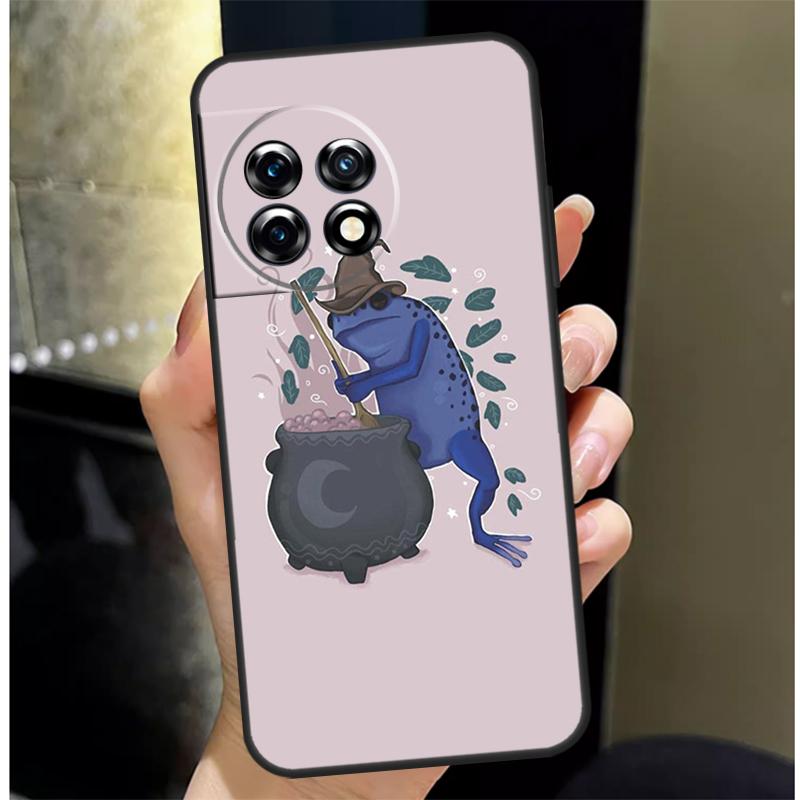 Witch Frog Cover For OnePlus 13 13R 12 12R 11 10 Pro 8T 10T OnePlus Nord 4 CE 3 2 Lite N30 N20 N10 Case