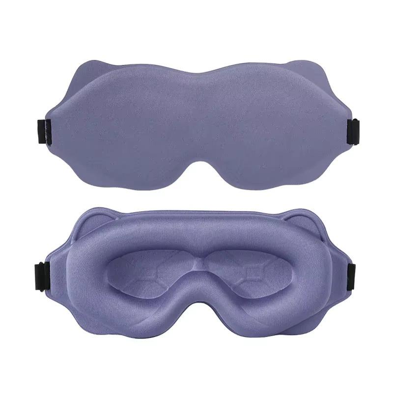 Maschera per Dormire 3D in Memory Foam Blocca Luce Maschera Occhi Ombretto Benda per Occhi Maschera Occhi Dormire Ausilio per il Sonno Mascherina Viso Cerotto per Occhi