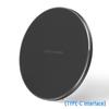 15W Wireless Charger Compatible with Apple & Samsung, 10W Desktop K8 Aluminum Alloy Charger