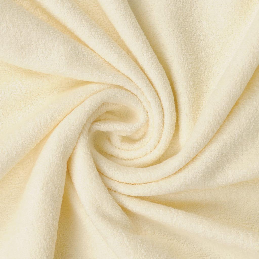 Prześcieradło frotte z gumką 210/220x190/200 premium ecru