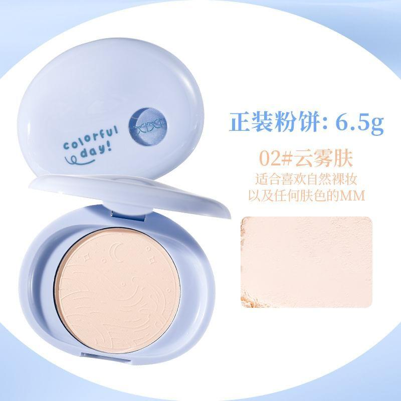 xixi - Cloud Island Clear Oil Control Pressed Powder - 3 Colors