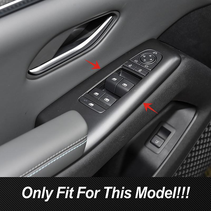 Car Styling Window Glass Lifting Buttons Frame Decoration Cover Trim For BYD Song Pro 2025 LHD Interior Accessories