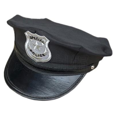 1ks Boys Girls Police Cop Hat Policeman Cosplay Halloween Party Performance Klobouky Y2k