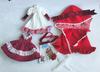 Blythe Doll Outfit Little Red Riding Hood Obitsu 24 Azone Compatible Costume, (for 1/6 ~ 1/8 dolls)