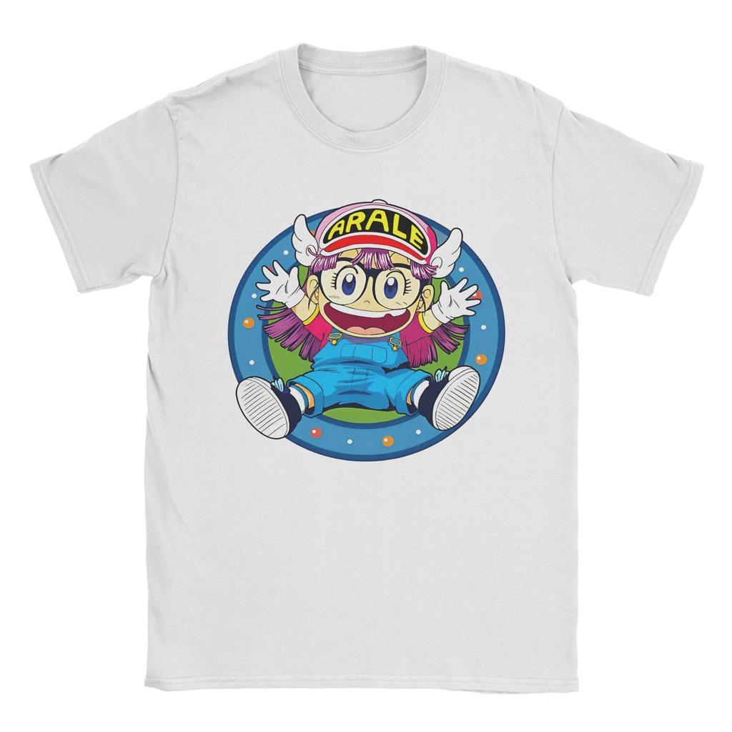 Camisetas Divertidas de Arale Dr. Slump Anime para Hombre y Mujer 100% Algodón Camiseta de Humor Cuello Redondo Mangas Cortas Ropa Nueva Llegada