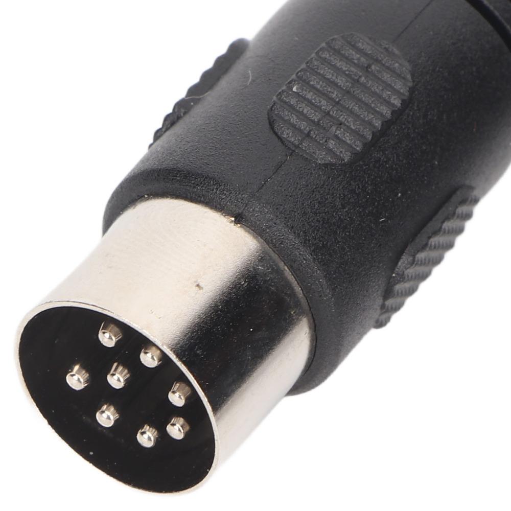 Plug and Play Sound Instrument Cable 1.5m / 4.9ft 8 Pin Male To Female 2RCA  Professional Audio