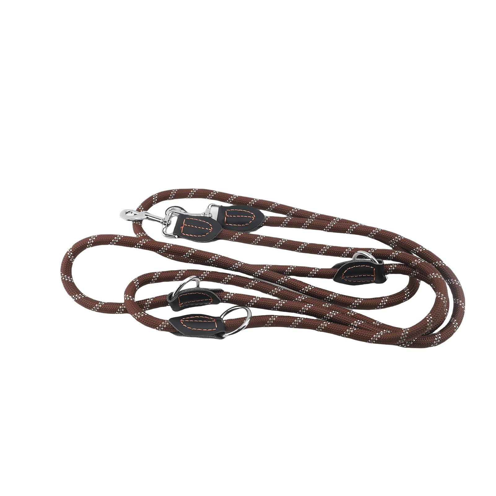 

Hands Pet Leash Polyester 9.8FT Waist Leash Dog Training Leash with Reflective Stitches for Walking Running