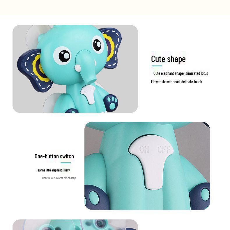 Electric Elephant Baby Bath Toy: Shower & Spray Water Fun