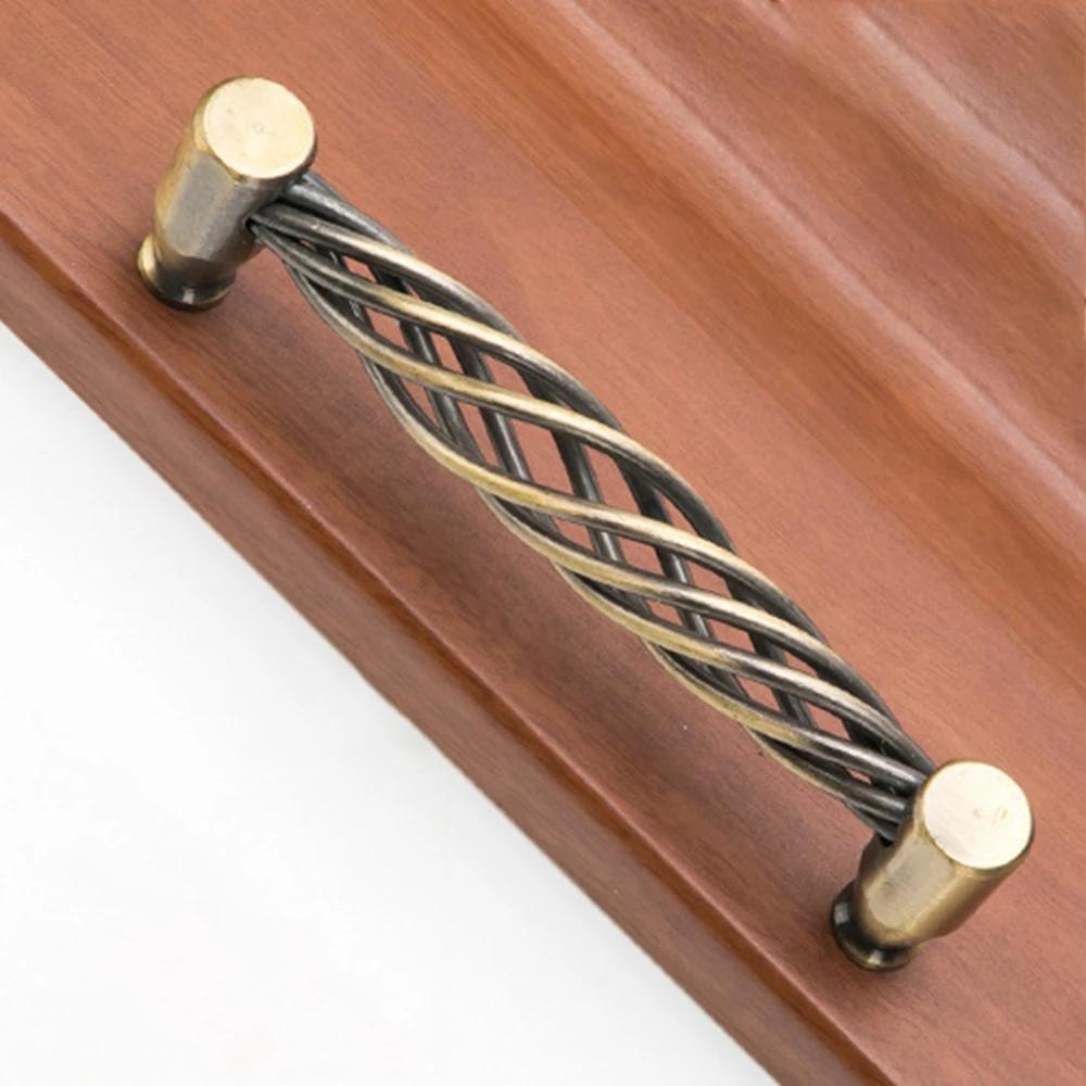 Antique Bronze Birdcage Home Hardware Cupboard Wardrobe Handle Pull Drawer Knobs Door Knob Furniture Handles Cabinet Pullers