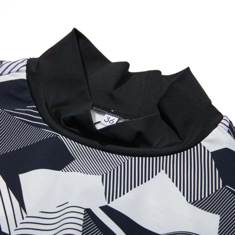 Mark   Lona W T Line Ss Highneck T shirT  Ls2xa72f 