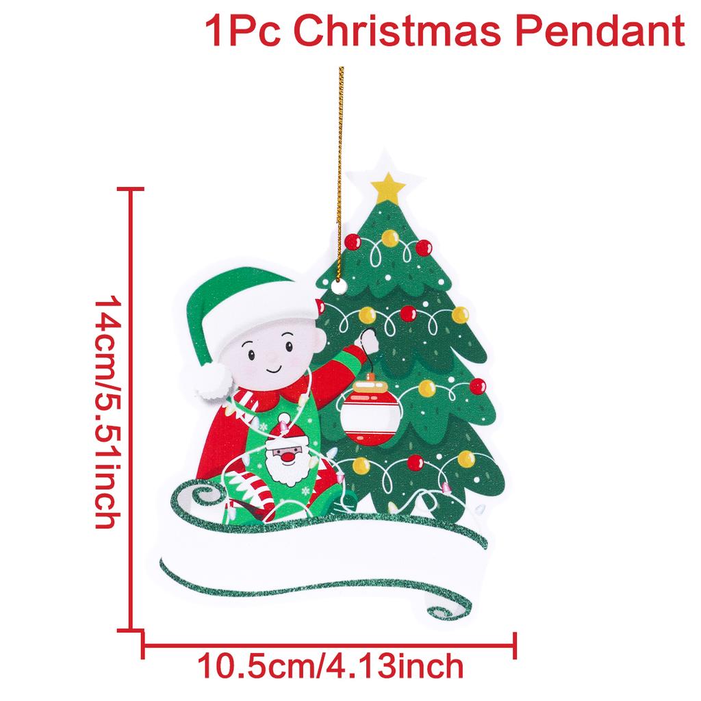 Christmas Pendant DIY Personal Family Christmas Decorations For Home 2025 Navidad Christmas Tree Hanging Ornament New Year 2025