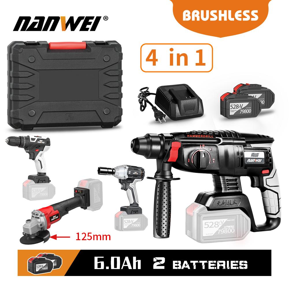 Buy NANWEI 3 Pieces Power Tool Cordless Electric Drill/ 380N Wrench