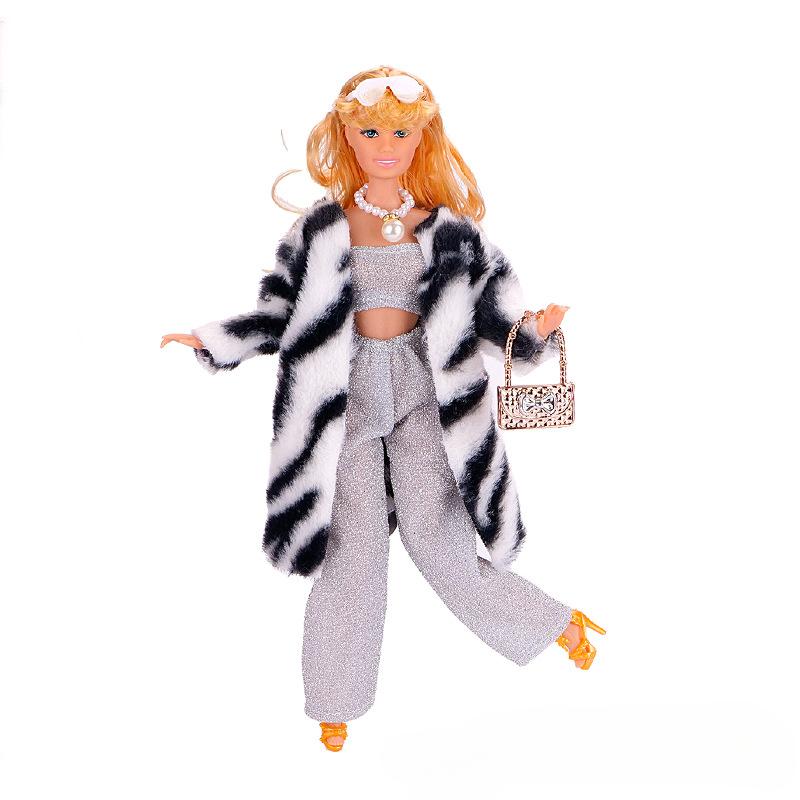 11-inch Doll Fashion Design Doll Clothes Change A Variety of Plush Coat Toys
