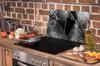 SZKLANA PŁYTA OCHRONNA NA KUCHENKĘ 90x52 SERCE