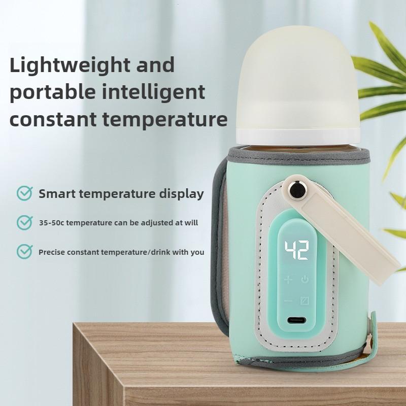 TPYE-C Charging Smart Temperature Control Constant Warm for Breast Milk Baby Feeding Warmer Portable Travel Bottle Warmer Heater
