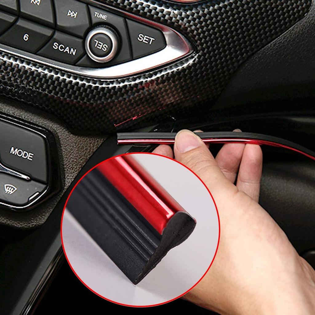 3/5/10M Auto Zierleiste Innenraum Dekorleisten DIY Auto Zierleisten Styling Universal Armaturenbrett Tür Chrom Dekorleiste