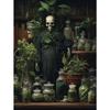 Victorian Botanical Greenhouse Wizard Library Apothecary Fantasy Haunted House Poster Wall Pictures Canvas Painting Home Decor