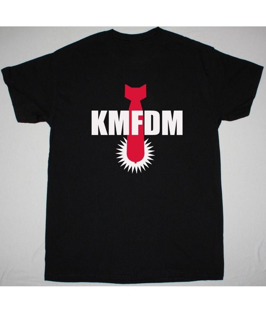 KMFDM Band Short Sleeve Cotton Black All Size T Shirt For Men SE508 Unisex T-Shirt XXL