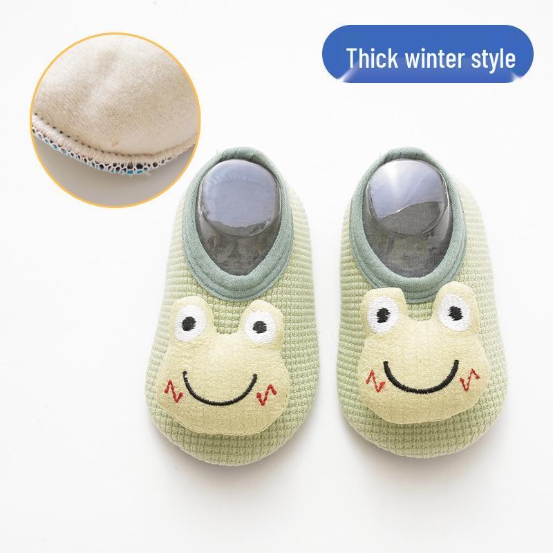 

Нескользящие мультяшные детские носки для ходьбы дома с мягкой подошвой для младенцев и малышей - Идеальны для ранней ходьбы, весны и осени S (Up to 12cm, 6-12 months)