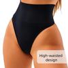 3pcs Large Size Women Summer Sexy Body Shaping Belly Strong Hip Breathable High Waist Thong Underwear