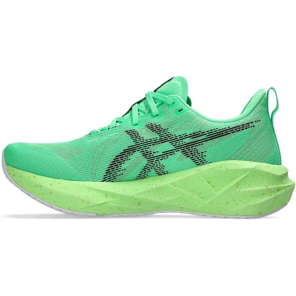 Asics Novablast 5 Men's Running Shoes Vital Green Black 25.0 cm 2E