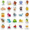 50 Homophonic Terrier Stickers Temu English Pun Fun Reward Kids Cute Student Stickers