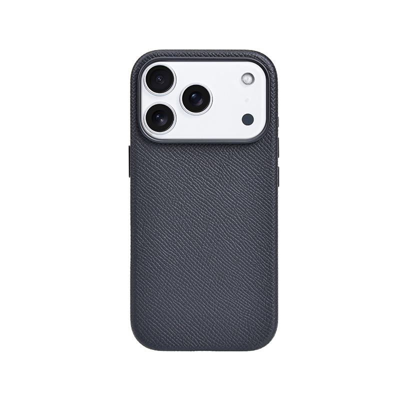 High Texture Business Sle Genuine Leather Case For IPhone 17 Pro Max 17 Air 17 Pro Skin-friendly Magnetic Charge Anti-Drop Cover