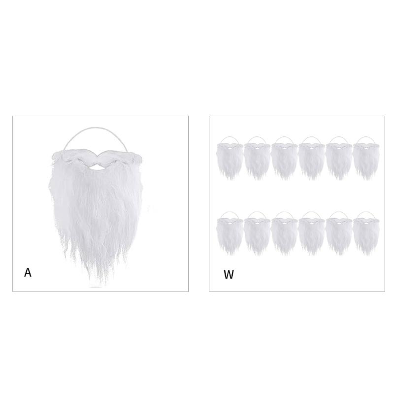 Christmas Santa Clauses Beard Facial Hair Disguise Fake Beard Party Supplies