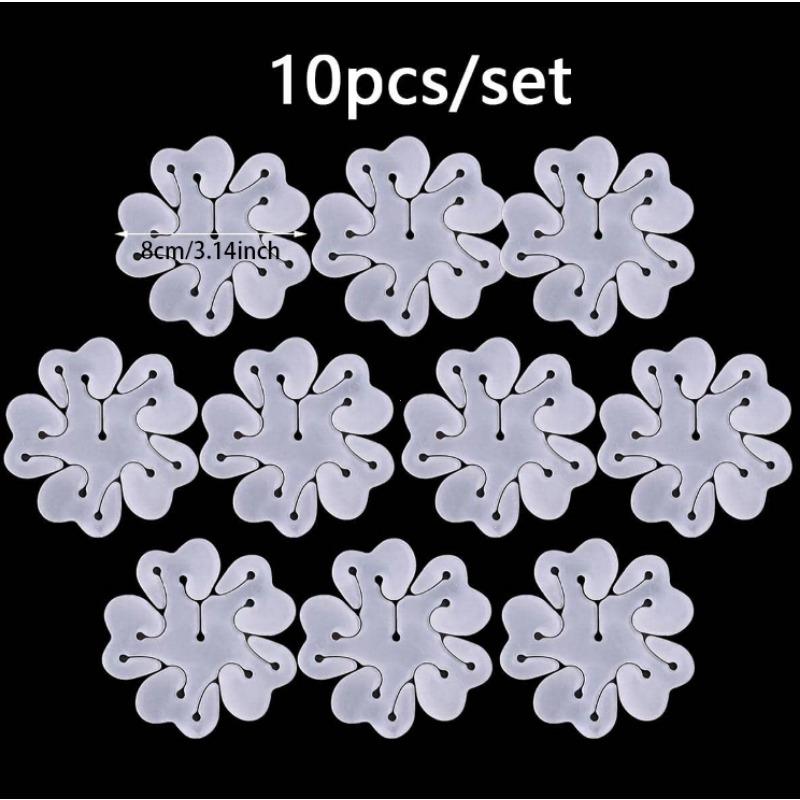 

10 больших двухслойных зажимов в виде цветков сливы, подходящих для вечеринок по случаю дня рождения, выпускных вечеров, праздничных торжеств и т. д. слоновая кость