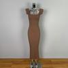 Men Bodycon Dress With Ribs Fabric For Casual Office Wear