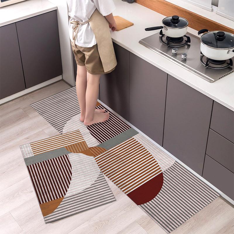 Tapis de cuisine de Style nordique Simple, à la mode, pour la maison, décoration de maison moderne