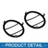 A ABSOPRO Headlight Light Grille Guard Protector Cover for Je ep Wrangler 2007-2017 2 Pack