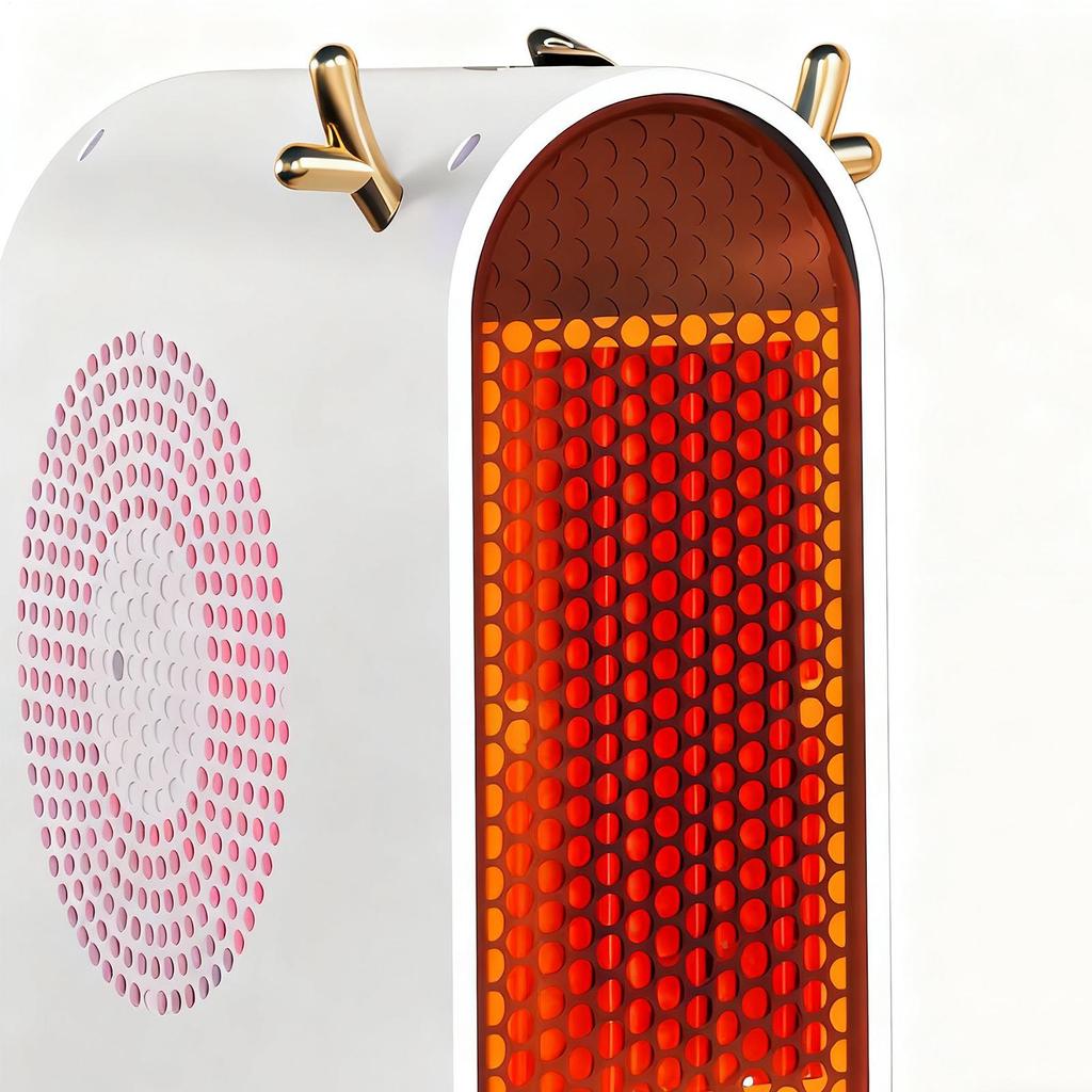 Portable Heater With Overheat Tip-Over Protection Bedroom Thermostat Portable Space Heater For Indoor Table Shelf Office