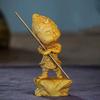 Wood Carving Sun WuKong Sculptures and Figurines Chinese Characteristic  Characters Home Room Office Anime Figures Decoration