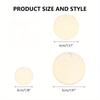 300Pcs 3/4/5cm Round Pack Wooden 2cm 3cm 4cm 5cm Circles Natural Discs Blank Signs Crafts Wedding Party Gift Label Hang Tag Cards