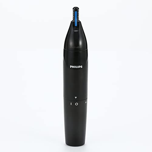Philips NT1650/17 Nose and Ear Hair Trimmer (2-in-1 for Nose and Ears) Black