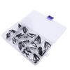 36pcs Fishing Rod Tip Repair Kit Ceramic Rings Stainless Steel Guide Eye Guide Tips Fishing Gear Acc