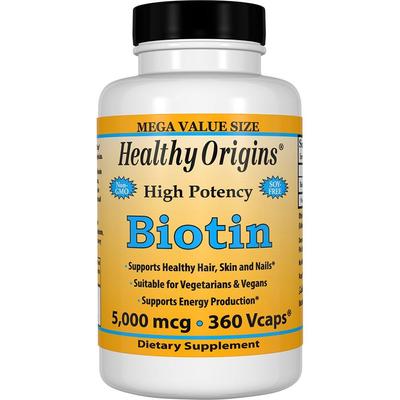 Biotin High Potency 5000 Mcg, 360 Veg Capsules
