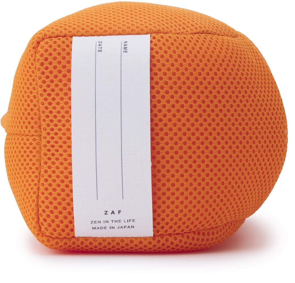 ZAF Zazen Sauna Rock Bath Dedicated Washable Cushion ZAF SAUNA Made in Japan (Orange)