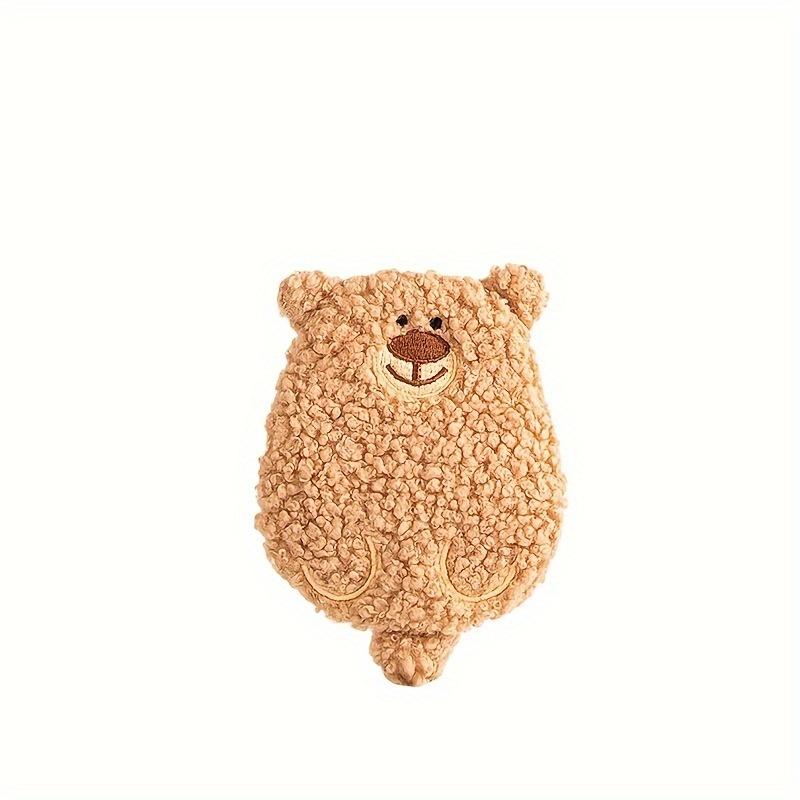 Niedliche Bär Plüsch Geldbörse Schlüsselanhänger für Kopfhörer Lippenstift Bargeld Kleine Gegenstände Aufbewahrung