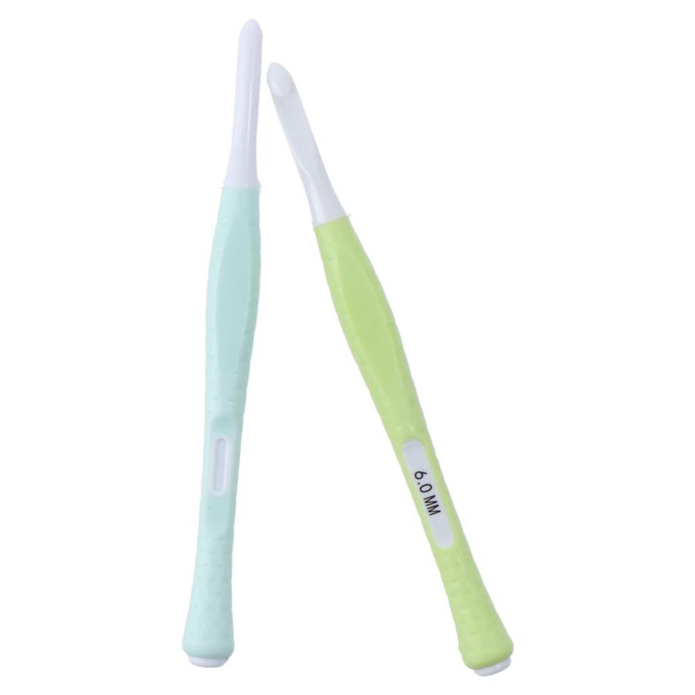 8Pcs Silicone Different Sizes Needle Set 8 Colors Soft Grip Crochet Hooks Crochet Hooks Set  Scarf