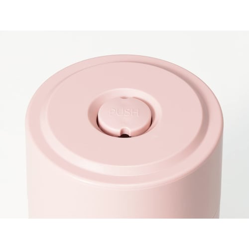 Skater Push Button Airtight Storage Container, 800ml, Smoke Pink, Made In Japan, POS8-A
