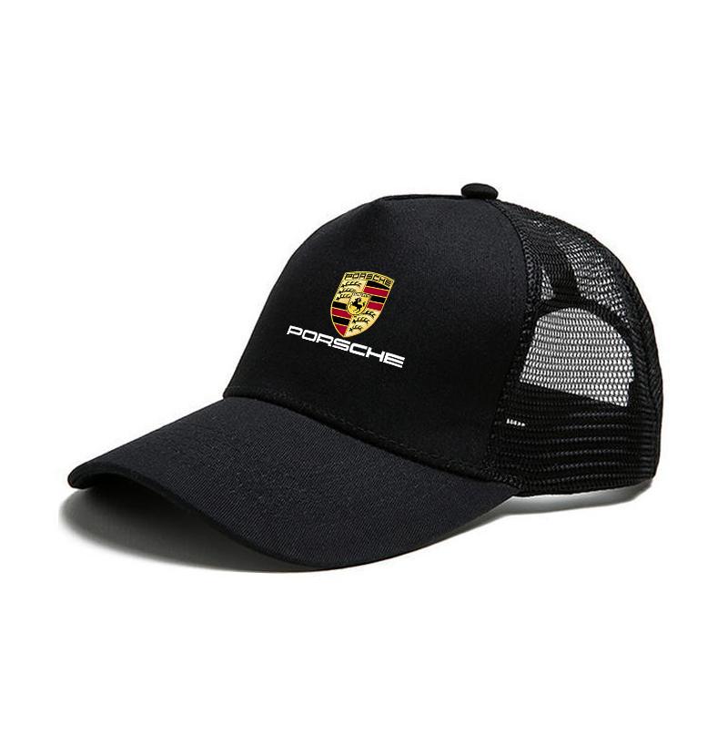 For Porsche Boxster Cayman Car Prints Logo Fashion Outdoor Summer Sport Hat Baseball Cap Adjustable Spring Autumn Sunscreen Hat