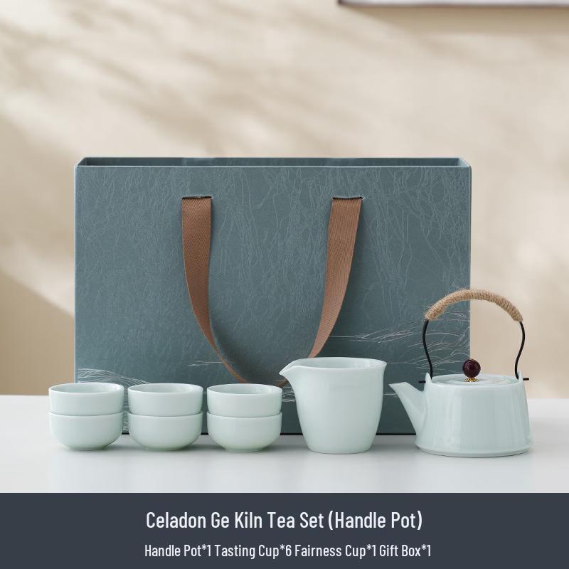 Celadon Ge Kiln Kung Fu Tea Set