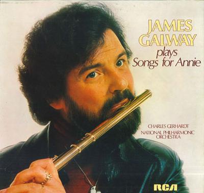 LP Record JAMES GALWAY CHARLES GERHARDT NAT  James Galway Plays Songs For Annie 313981 RCA RED SEAL 1978 Germany Classical Used