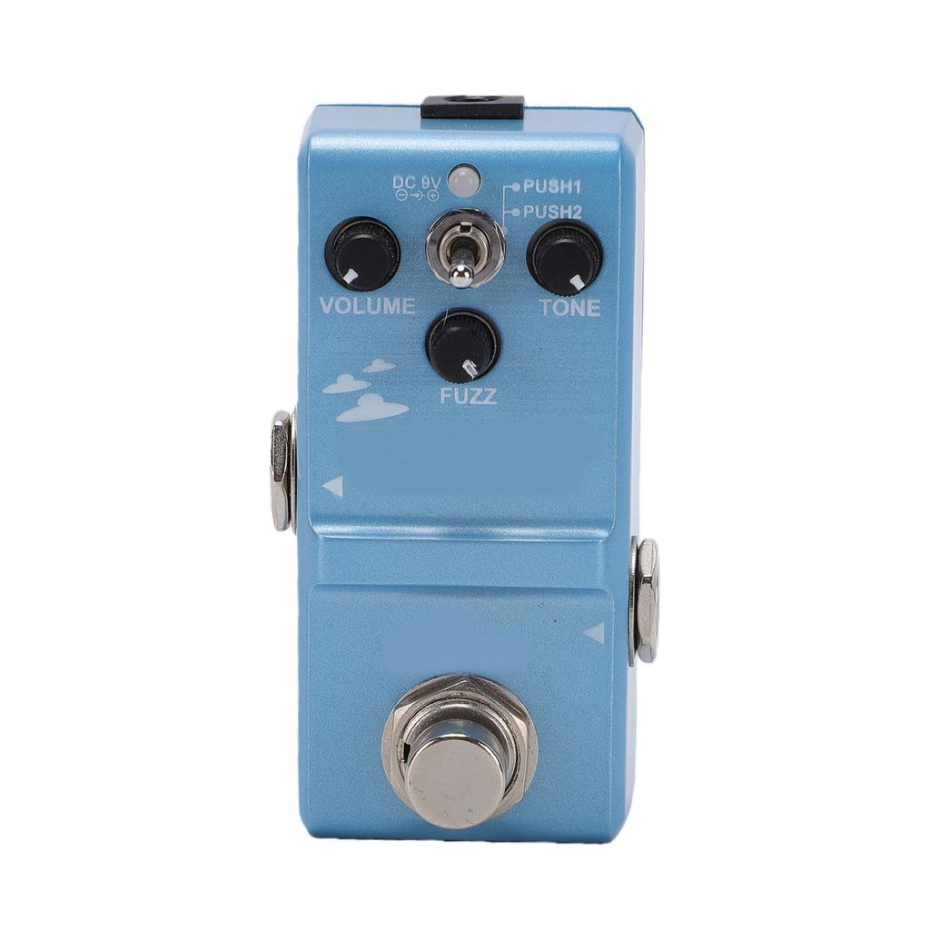 Fuzz Pedal Electric Guitar Vintage Distortion Compact Metal Dual Mode Effect Pedal