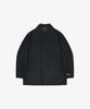 Sieg Wool Handmade Car Coat Charcoal (Pjhax7021)