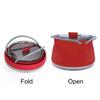 Foldable Water Kettle Lightweight Camping Kettle Travel Portable Kettle Collapsible Hot Water Boiler for Outdoor Campfire Use