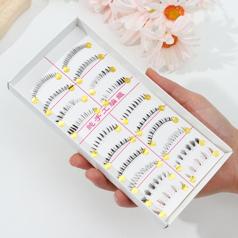 10 Pairs Womens Fake Different Bottom Eye Lashes False Eyelashes Handmade Lower